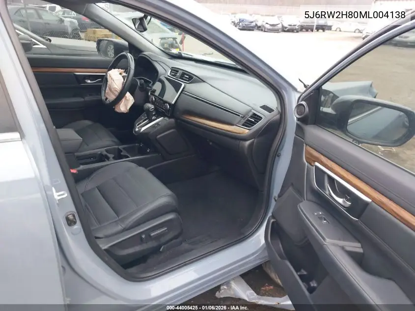 5J6RW2H80ML004138 2021 Honda Cr-V Awd Ex-L