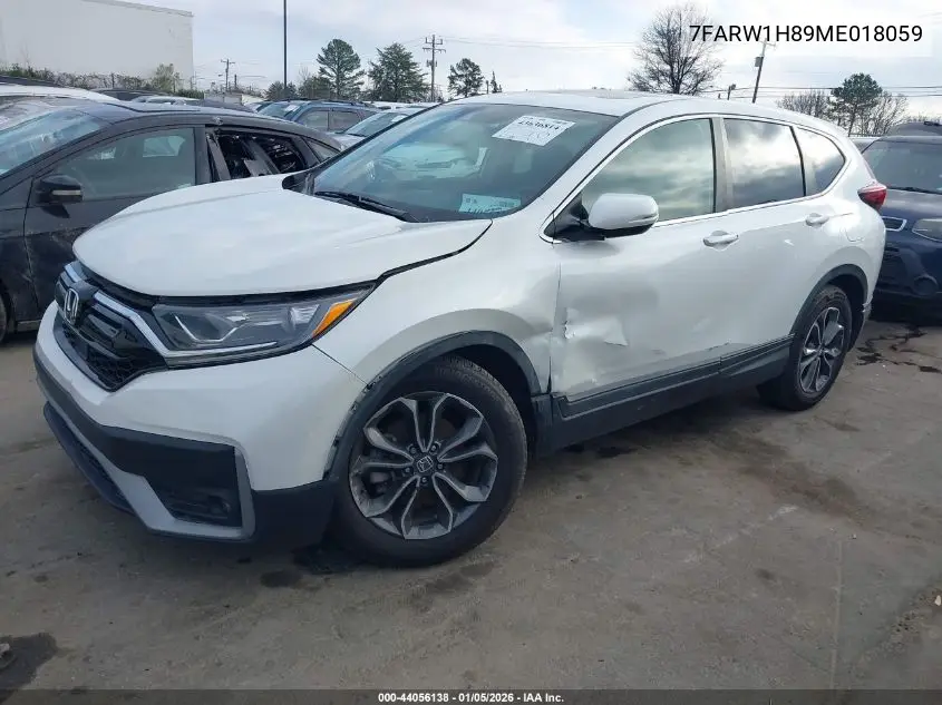 7FARW1H89ME018059 2021 Honda Cr-V 2Wd Ex-L