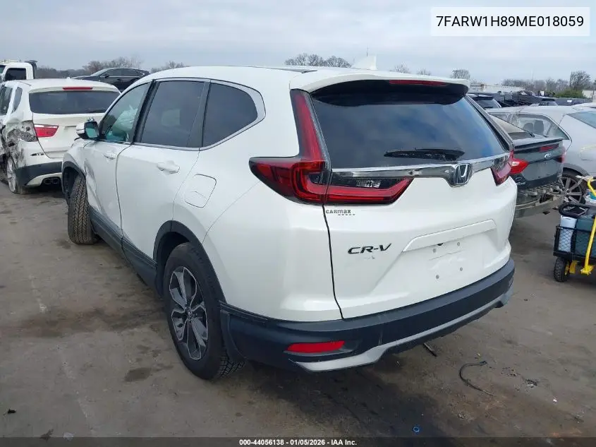 7FARW1H89ME018059 2021 Honda Cr-V 2Wd Ex-L