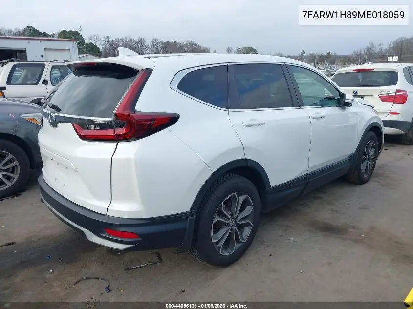 7FARW1H89ME018059 2021 Honda Cr-V 2Wd Ex-L