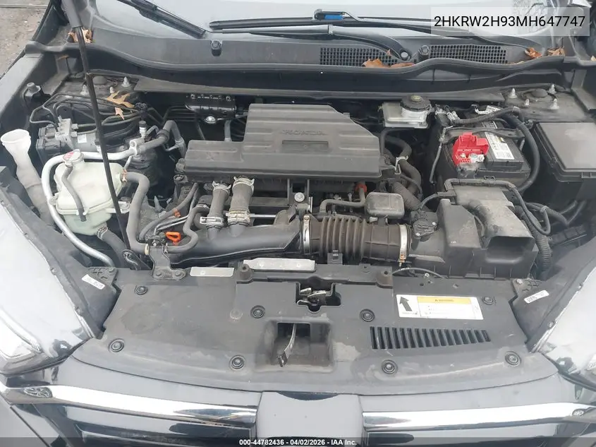 2HKRW2H93MH647747 2021 Honda Cr-V Awd Touring