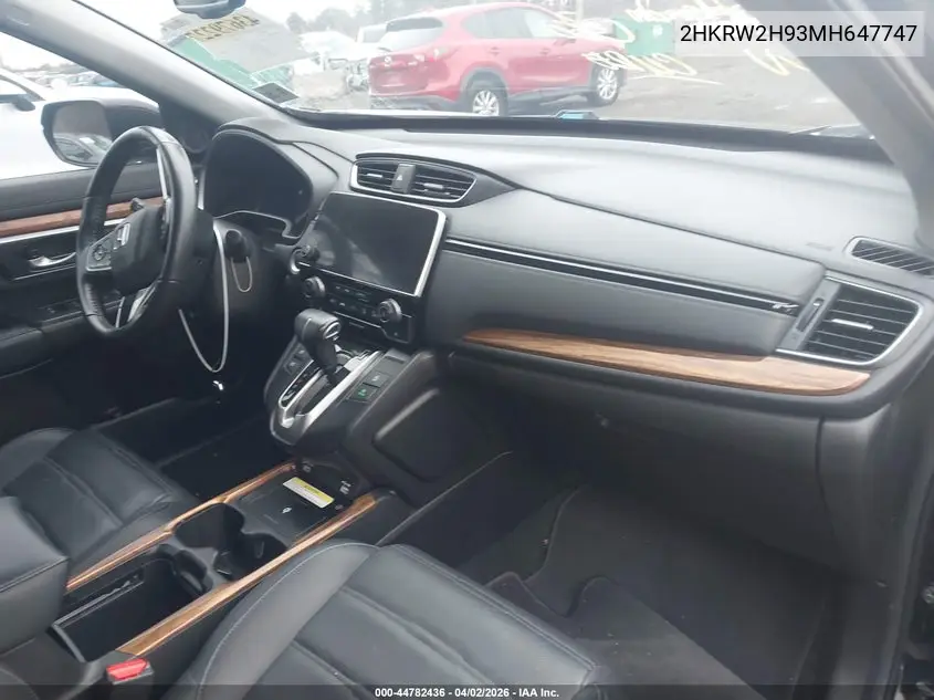 2HKRW2H93MH647747 2021 Honda Cr-V Awd Touring