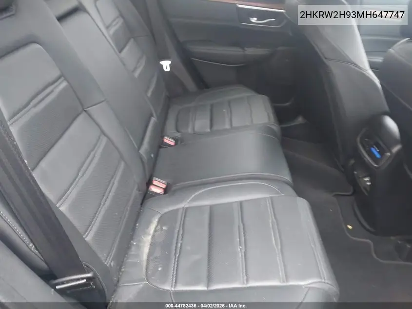 2HKRW2H93MH647747 2021 Honda Cr-V Awd Touring