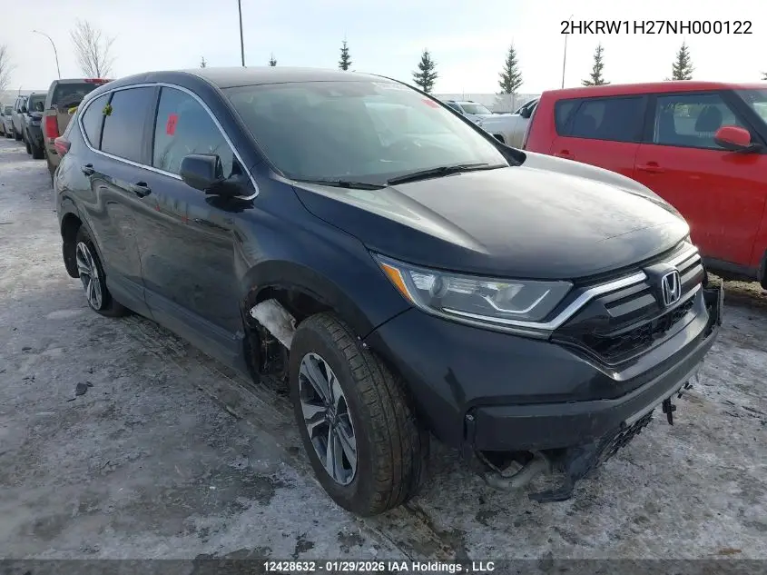 2HKRW1H27NH000122 2022 Honda Cr-V Lx