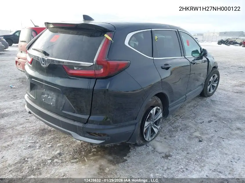 2HKRW1H27NH000122 2022 Honda Cr-V Lx