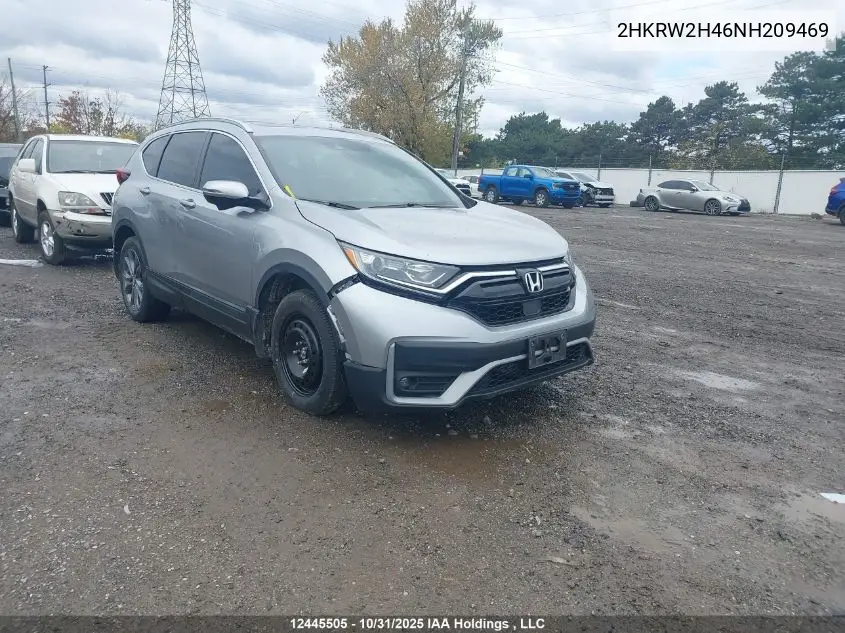 2HKRW2H46NH209469 2022 Honda Cr-V