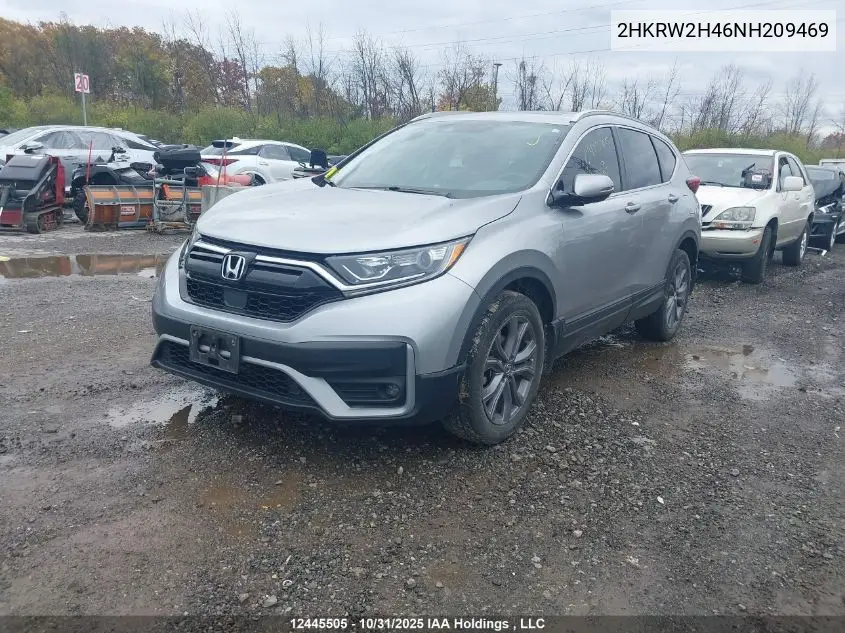 2HKRW2H46NH209469 2022 Honda Cr-V