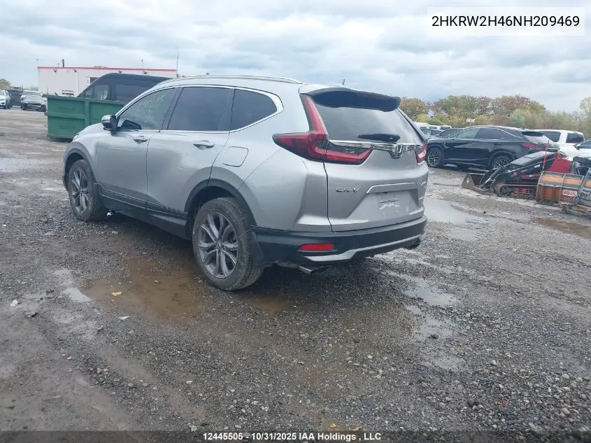 2HKRW2H46NH209469 2022 Honda Cr-V