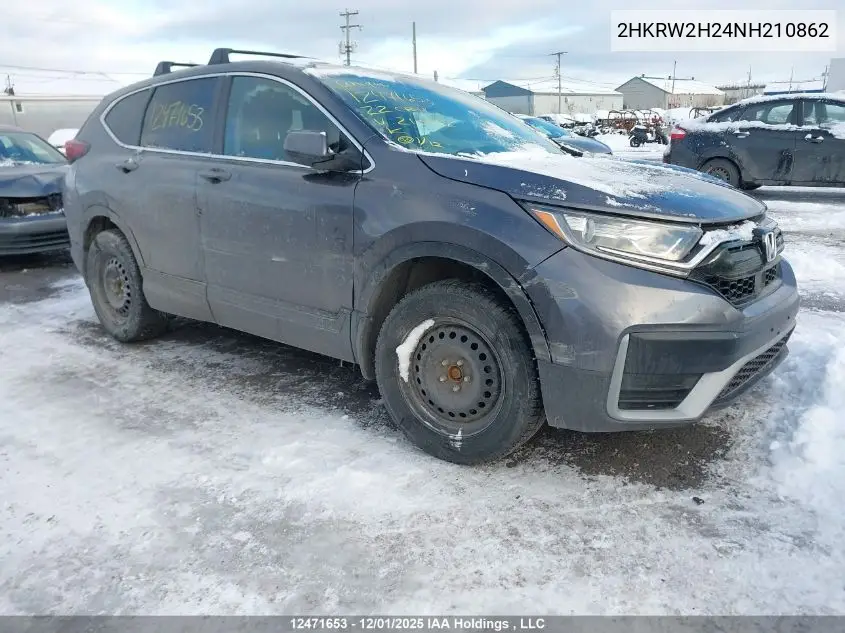 2HKRW2H24NH210862 2022 Honda Cr-V Lx