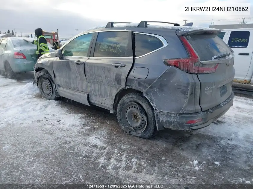 2HKRW2H24NH210862 2022 Honda Cr-V Lx
