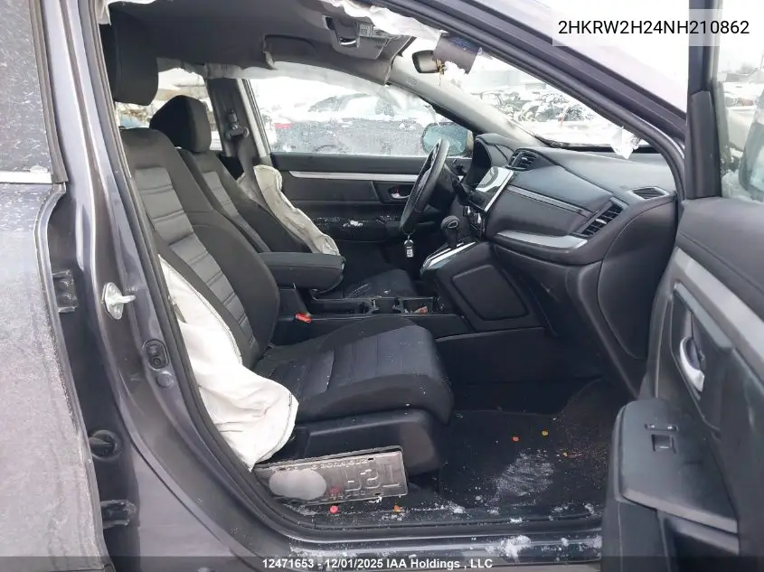 2HKRW2H24NH210862 2022 Honda Cr-V Lx