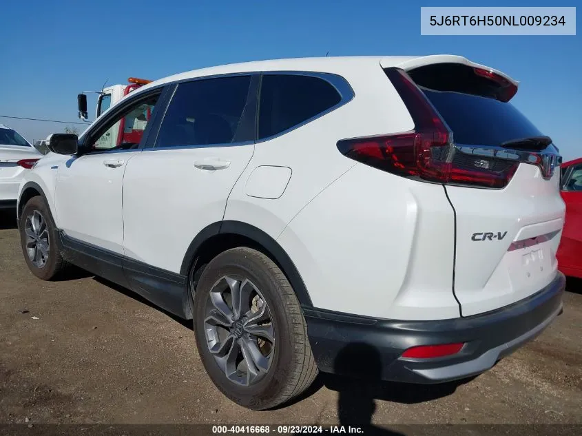 2022 Honda Cr-V Hybrid Ex VIN: 5J6RT6H50NL009234 Lot: 40416668