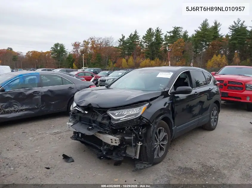 5J6RT6H89NL010957 2022 Honda Cr-V Hybrid Ex-L