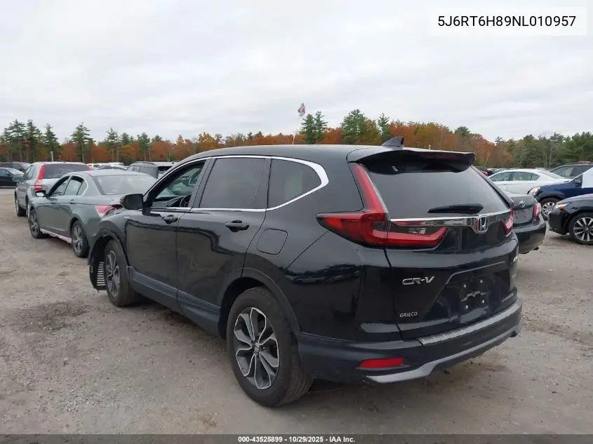 5J6RT6H89NL010957 2022 Honda Cr-V Hybrid Ex-L