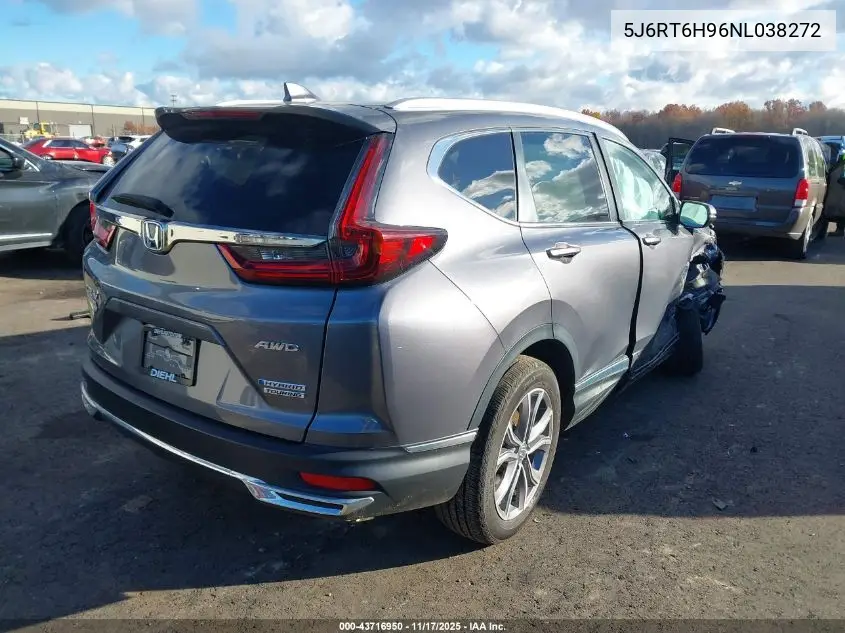 5J6RT6H96NL038272 2022 Honda Cr-V Hybrid Touring