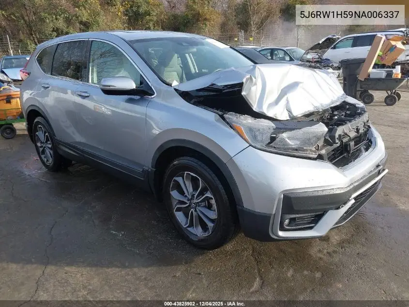 5J6RW1H59NA006337 2022 Honda Cr-V Ex