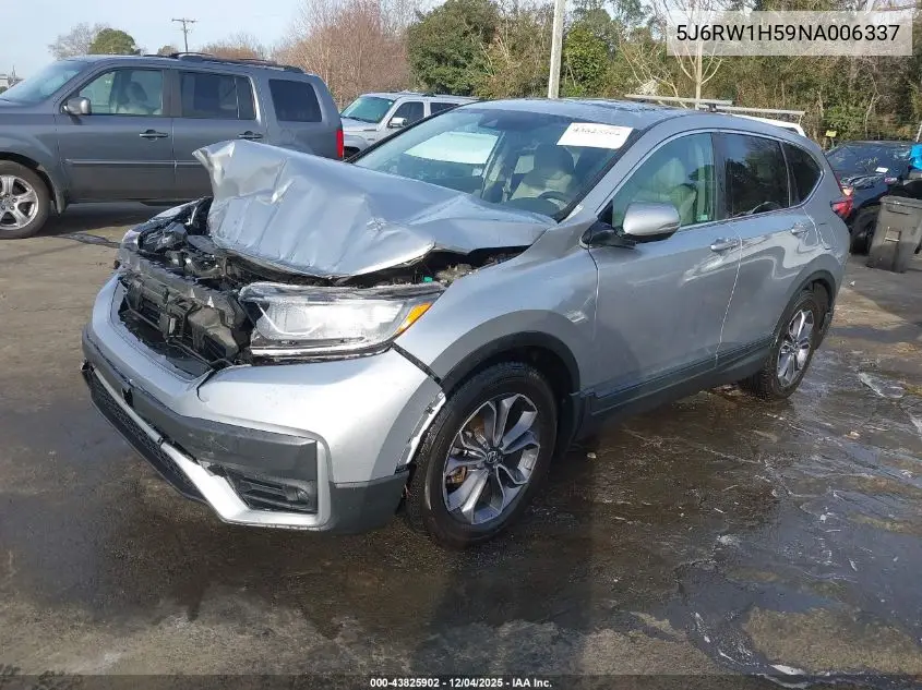 5J6RW1H59NA006337 2022 Honda Cr-V Ex