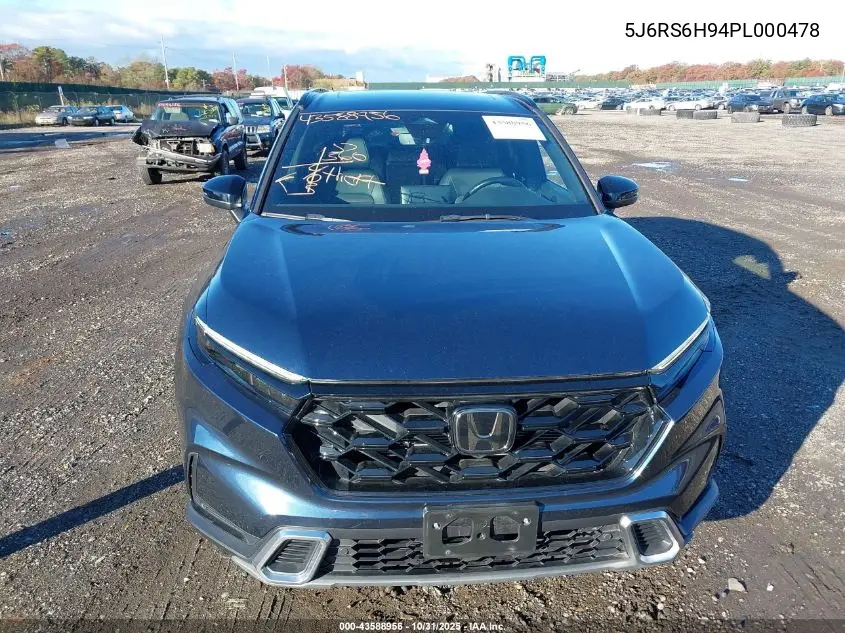 5J6RS6H94PL000478 2023 Honda Cr-V Hybrid Sport Touring