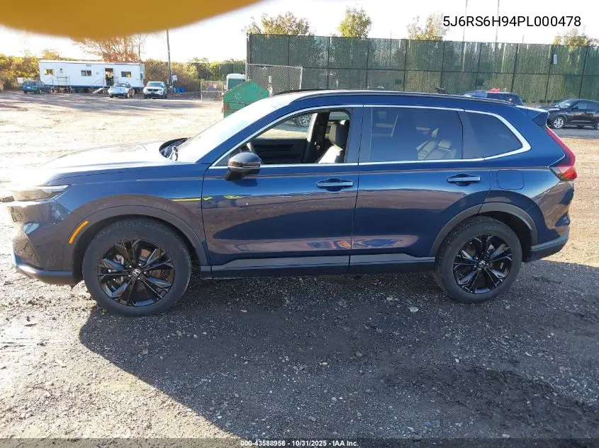 5J6RS6H94PL000478 2023 Honda Cr-V Hybrid Sport Touring