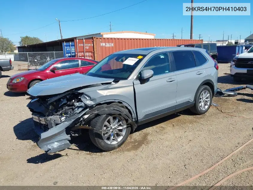 2HKRS4H70PH410403 2023 Honda Cr-V Ex-L Awd