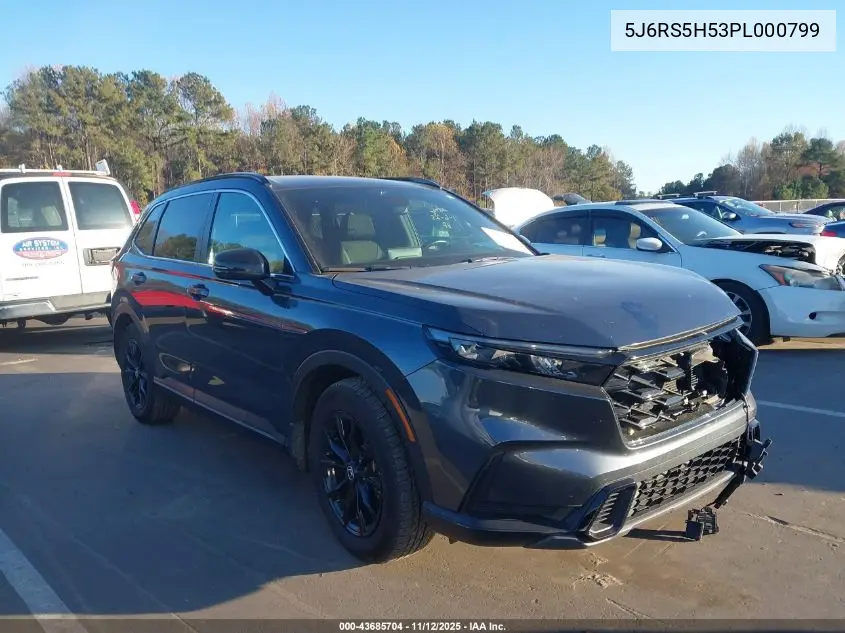 5J6RS5H53PL000799 2023 Honda Cr-V Hybrid Sport