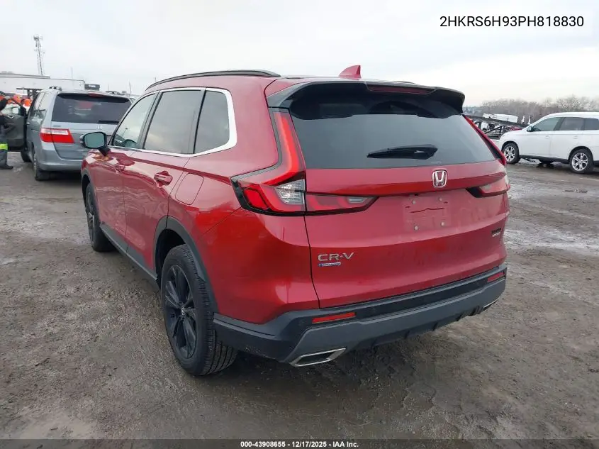 2HKRS6H93PH818830 2023 Honda Cr-V Hybrid Sport Touring