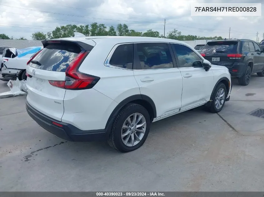 2024 Honda Cr-V Ex-L Awd VIN: 7FARS4H71RE000828 Lot: 40390023