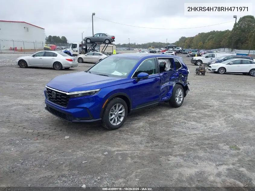 2HKRS4H78RH471971 2024 Honda Cr-V Ex-L Awd
