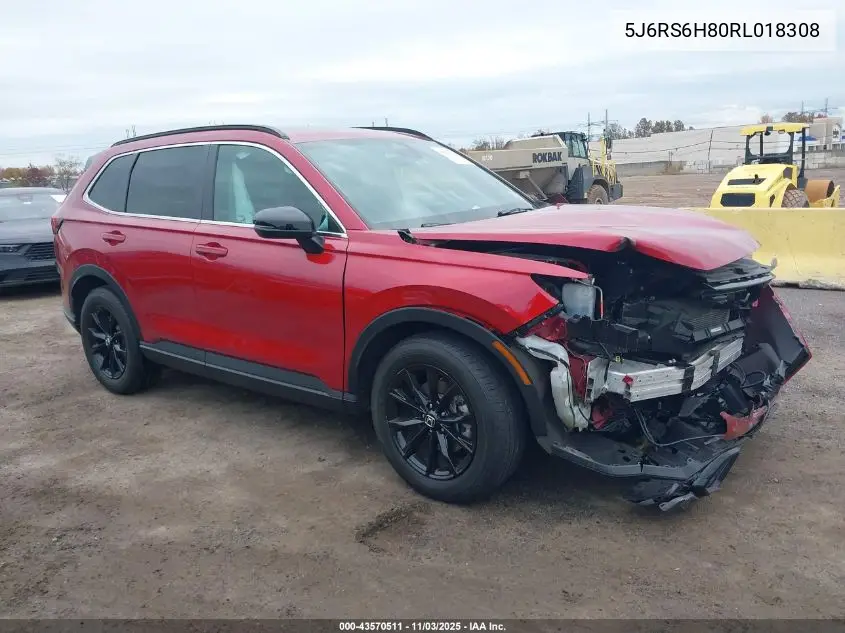 5J6RS6H80RL018308 2024 Honda Cr-V Hybrid Sport-L