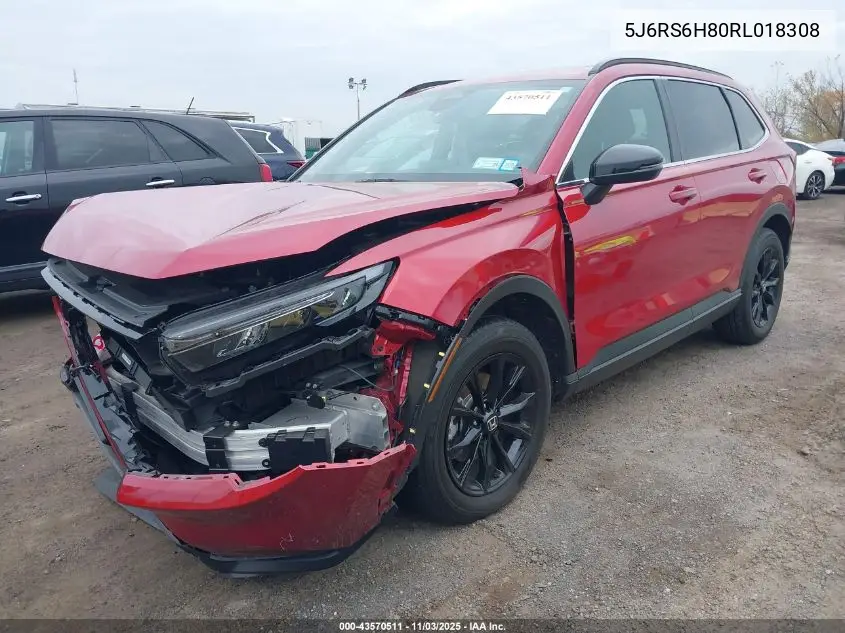 5J6RS6H80RL018308 2024 Honda Cr-V Hybrid Sport-L