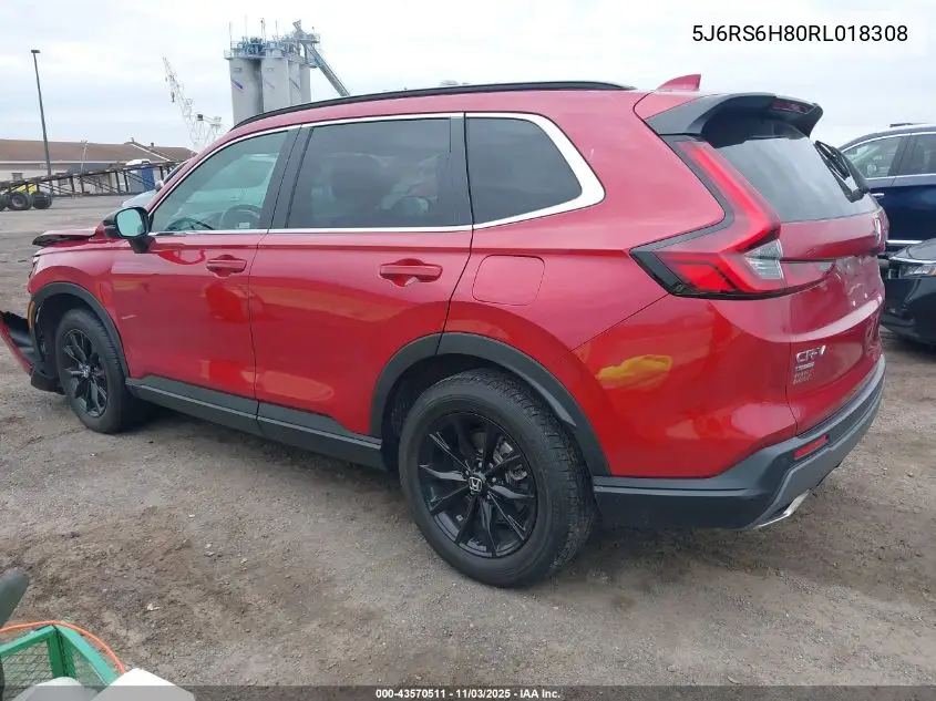 5J6RS6H80RL018308 2024 Honda Cr-V Hybrid Sport-L