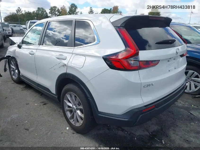 2HKRS4H78RH433818 2024 Honda Cr-V Ex-L Awd