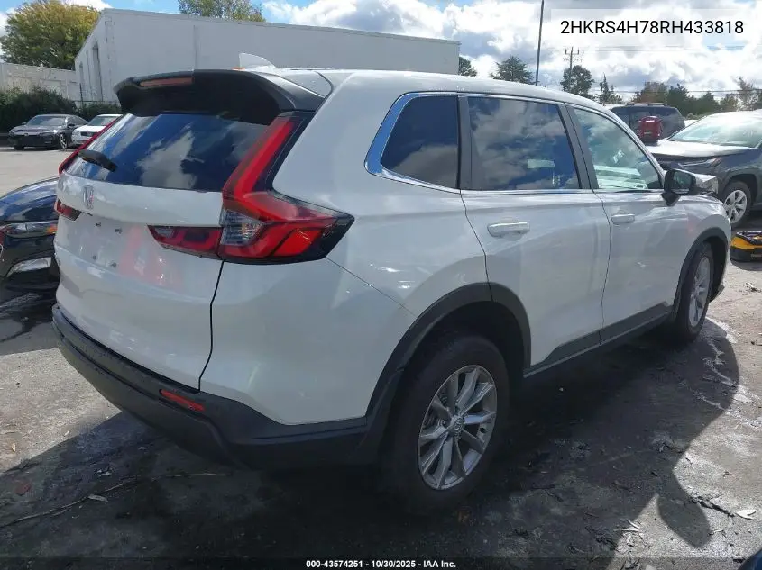 2HKRS4H78RH433818 2024 Honda Cr-V Ex-L Awd