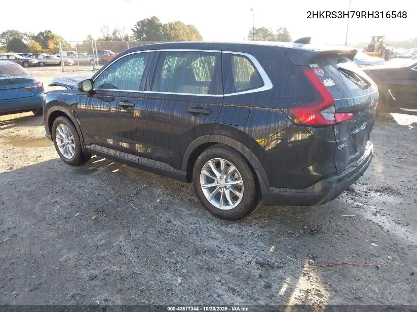 2HKRS3H79RH316548 2024 Honda Cr-V Ex-L 2Wd