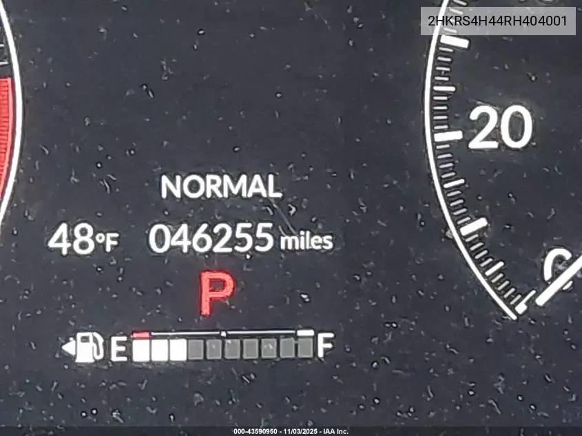 2HKRS4H44RH404001 2024 Honda Cr-V Ex Awd