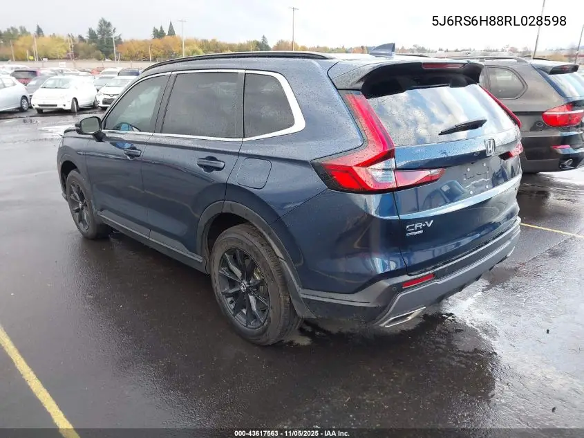 5J6RS6H88RL028598 2024 Honda Cr-V Hybrid Sport-L