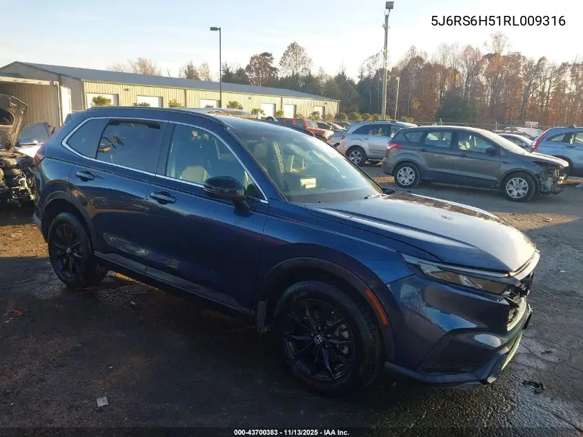 5J6RS6H51RL009316 2024 Honda Cr-V Hybrid Sport