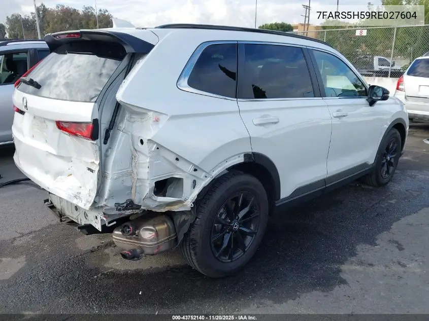 7FARS5H59RE027604 2024 Honda Cr-V Hybrid Sport