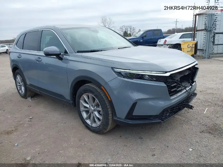2HKRS4H72RH404928 2024 Honda Cr-V Ex-L Awd