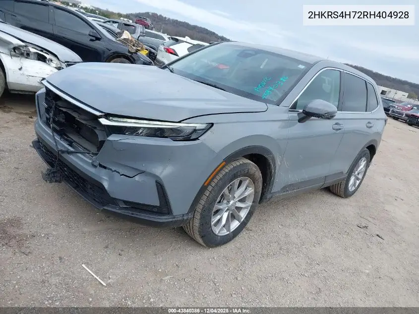 2HKRS4H72RH404928 2024 Honda Cr-V Ex-L Awd