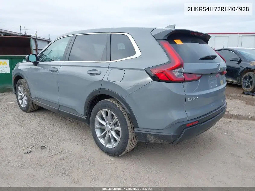 2HKRS4H72RH404928 2024 Honda Cr-V Ex-L Awd