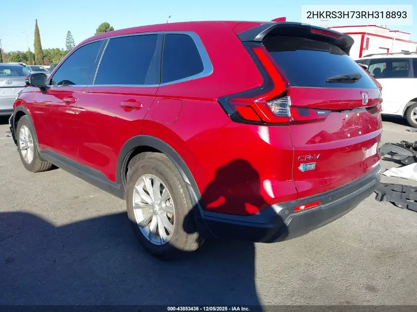 2HKRS3H73RH318893 2024 Honda Cr-V Ex-L 2Wd