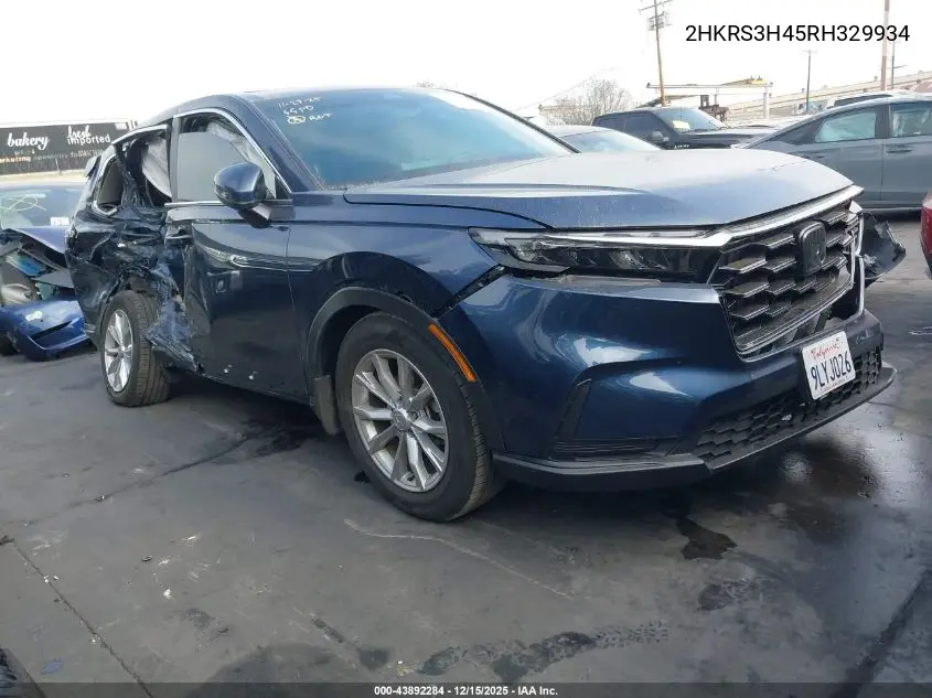 2HKRS3H45RH329934 2024 Honda Cr-V Ex 2Wd