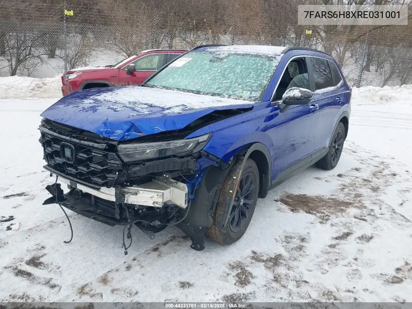 7FARS6H8XRE031001 2024 Honda Cr-V Hybrid Sport-L