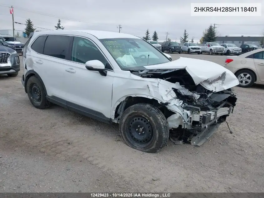 2HKRS4H28SH118401 2025 Honda Cr-V Lx