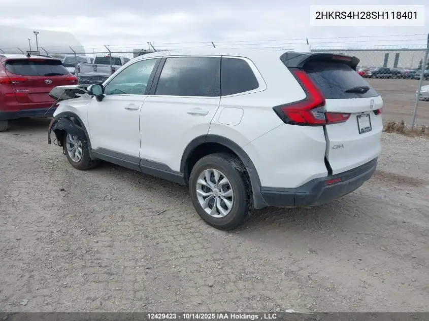 2HKRS4H28SH118401 2025 Honda Cr-V Lx