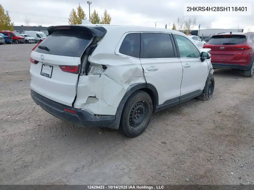 2HKRS4H28SH118401 2025 Honda Cr-V Lx
