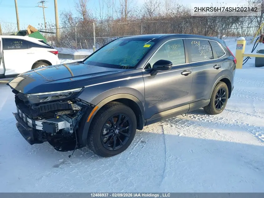 2HKRS6H74SH202142 2025 Honda Cr-V Exl