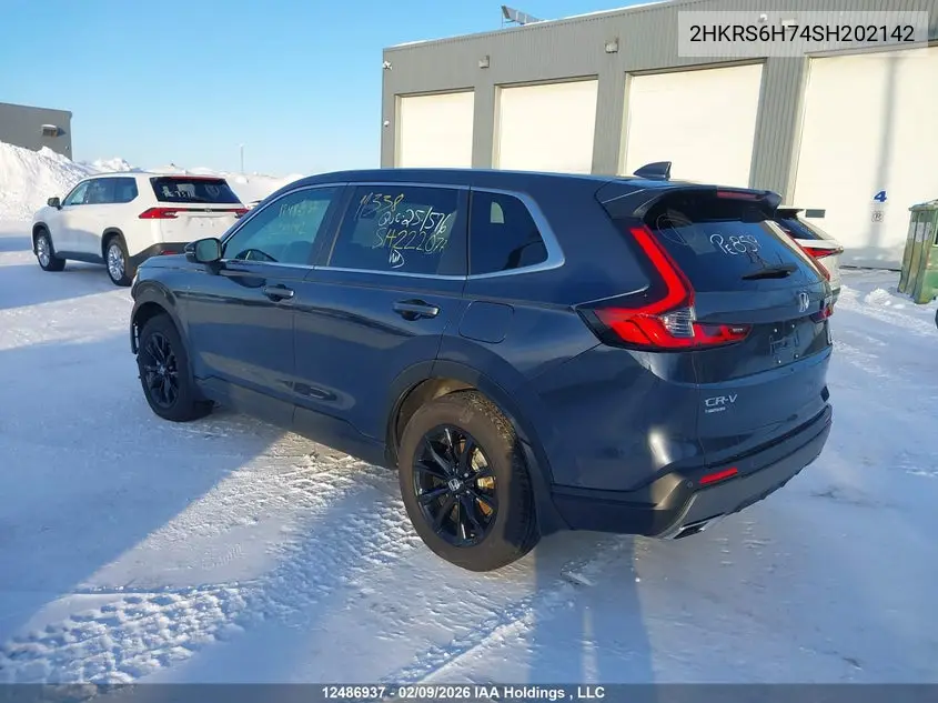 2HKRS6H74SH202142 2025 Honda Cr-V Exl