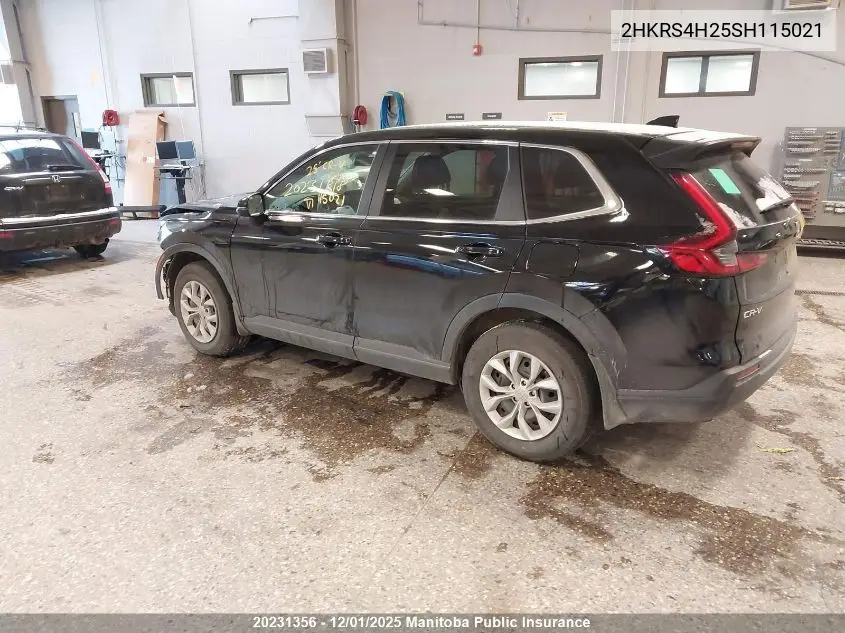 2HKRS4H25SH115021 2025 Honda Cr-V Lx